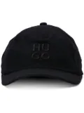 HUGO logo-embroidered baseball cap - Black