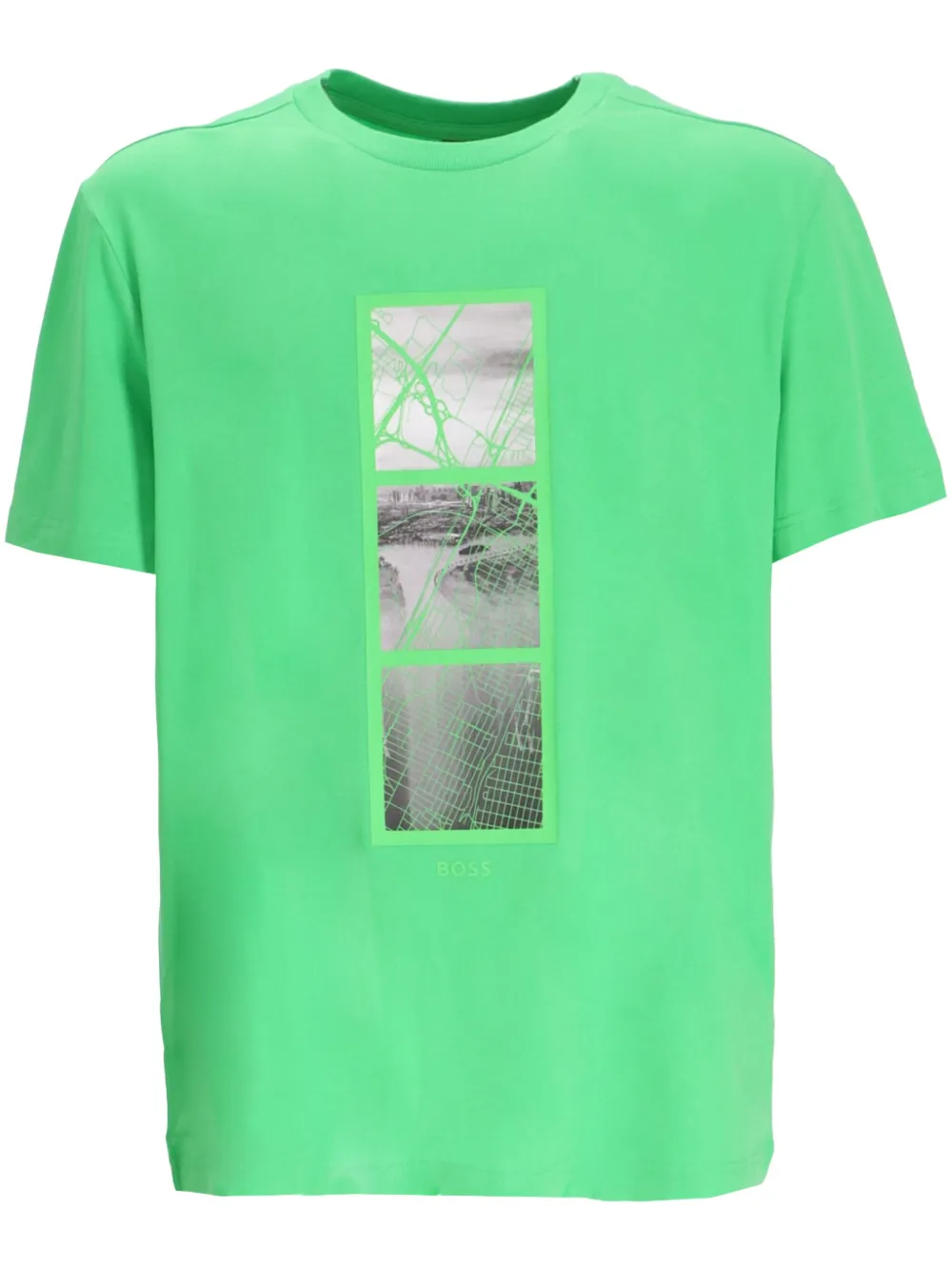 BOSS graphic-print T-shirt – Green BOSS graphic-print T-shirt – Green