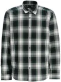 BOSS check-pattern shirt - Black