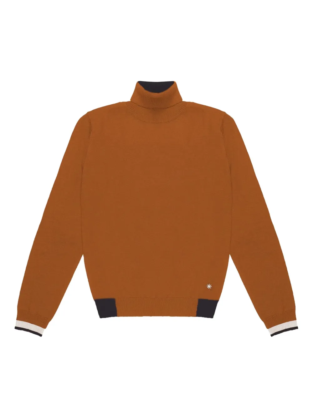 Manuel Ritz turtleneck ribbed-hem sweater | Brown | Image 1