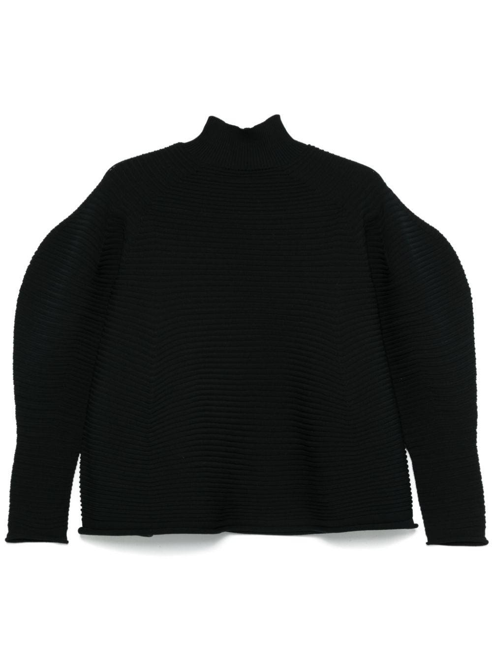 plissé sweater