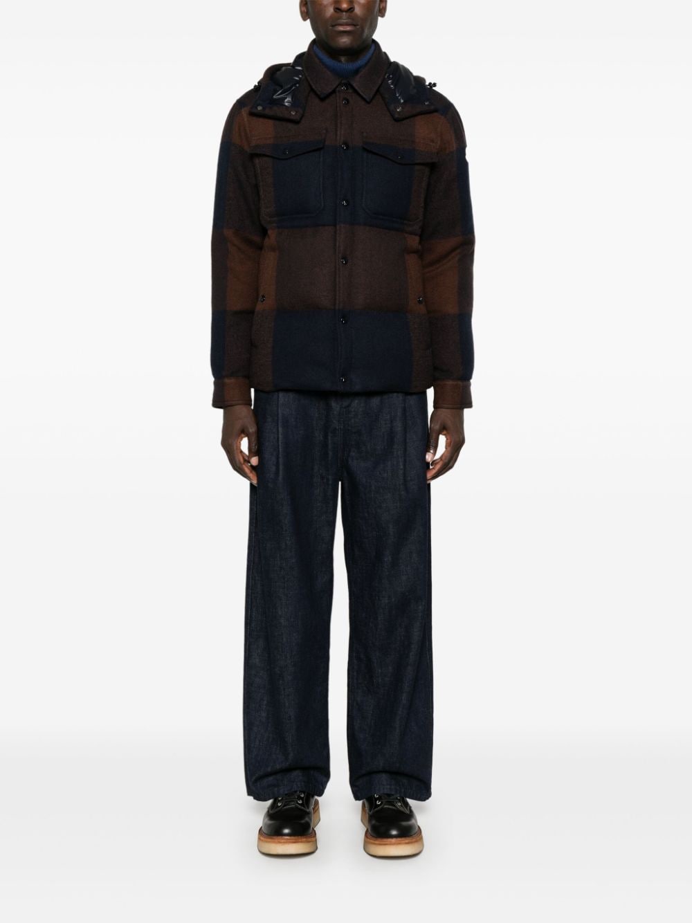 Moncler Ladurns shirt jacket - Blauw