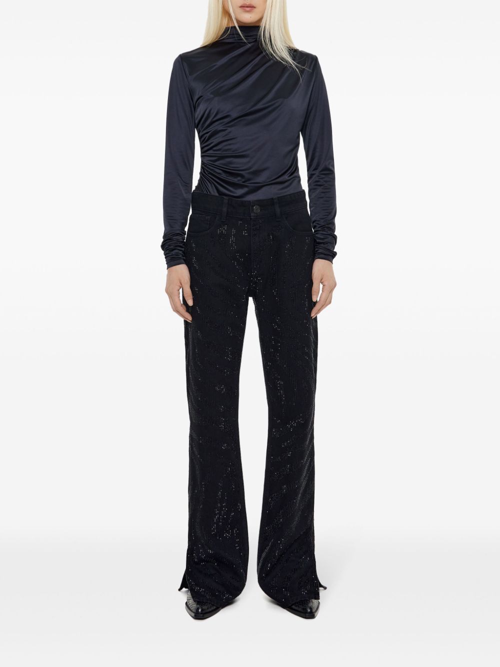 Bimba y Lola High waist broek - Zwart