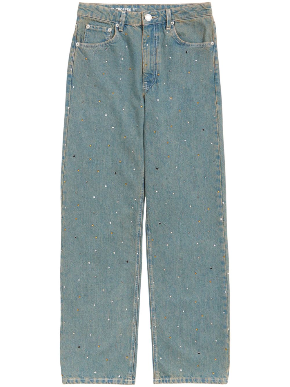 Bimba y Lola Jeans verfraaid met kristallen Blauw