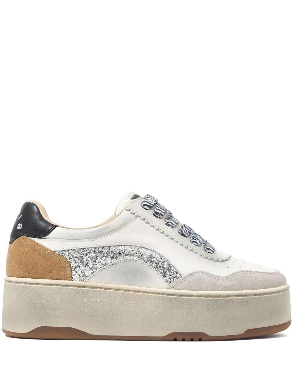 Bimba y Lola Cupsole sneakers met plateauzool Wit