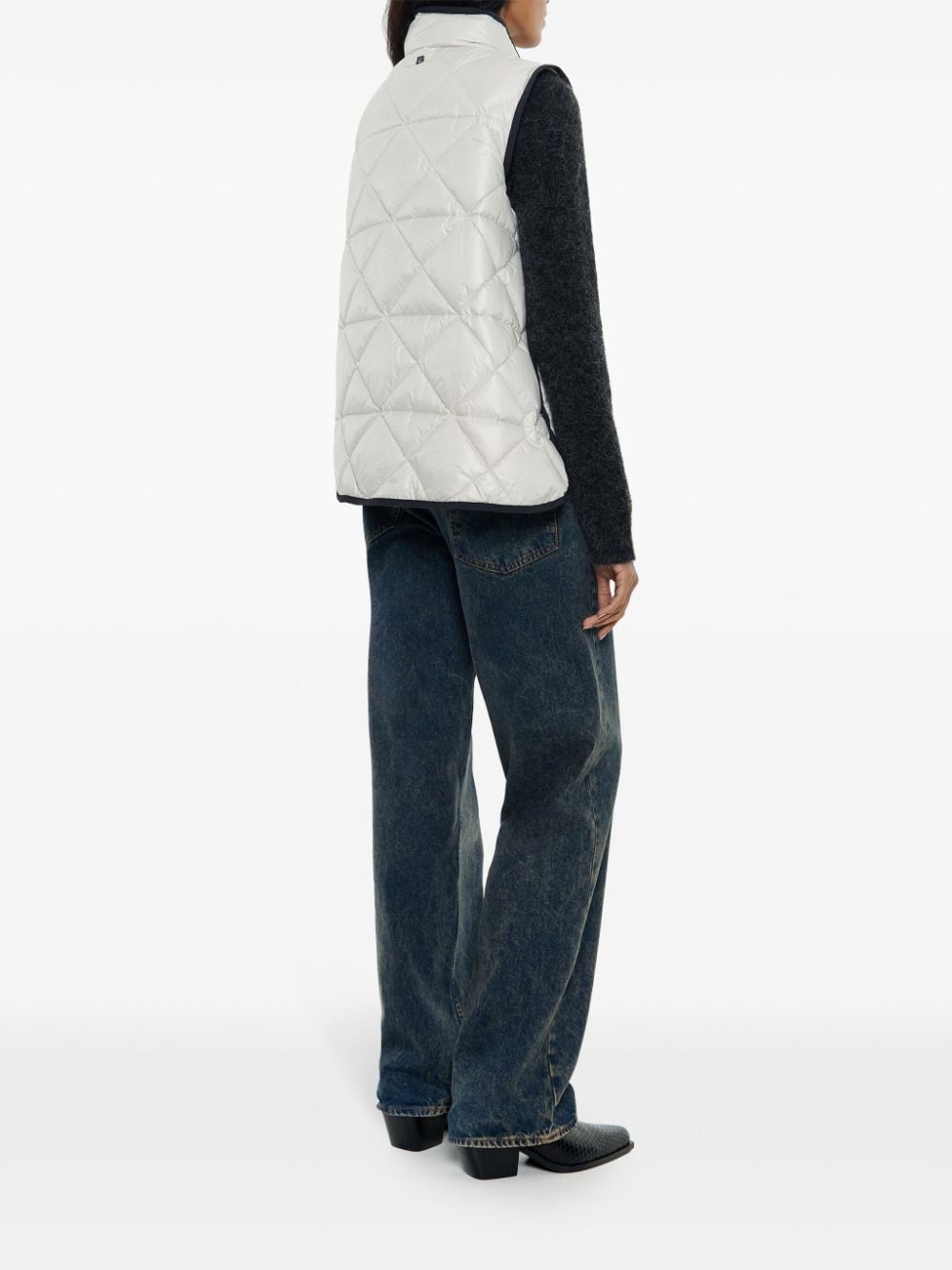 Shop Bimba Y Lola Padded Vest In White