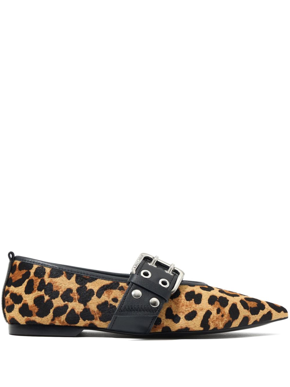 Bimba y Lola Ballerina's met luipaardprint Bruin