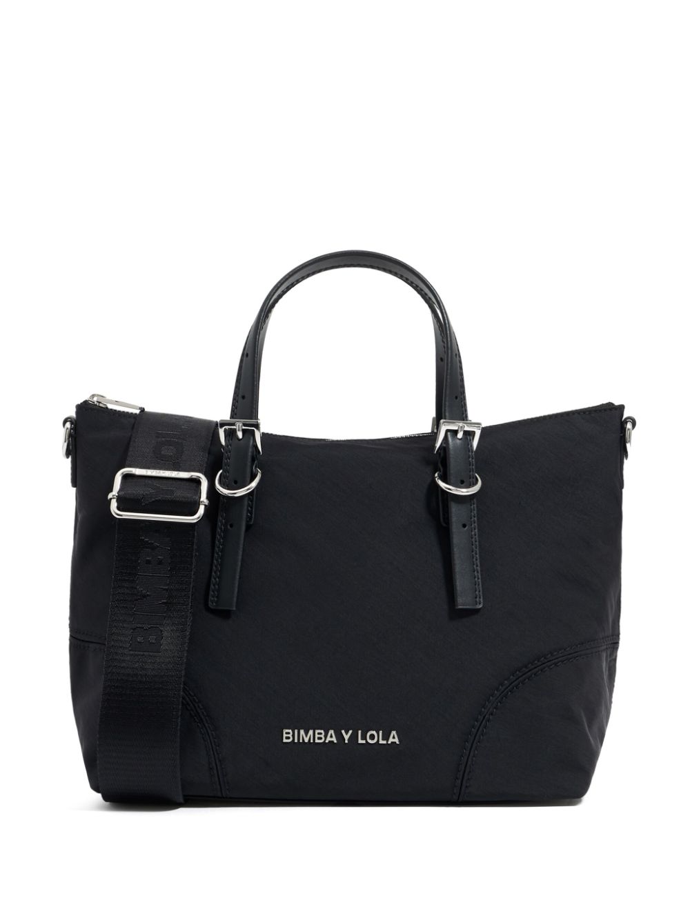 Bimba y Lola MittelgroBe Tote Bag Mit Einsatzen Schwarz FARFETCH DE