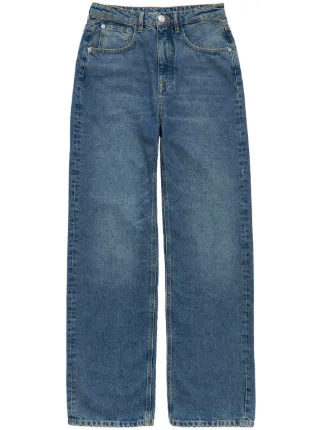 【BIMBA Y LOLA】パイソン柄ワイドジーパン Bimba y Lola wide-leg Jeans | Blue | FARFETCH JO