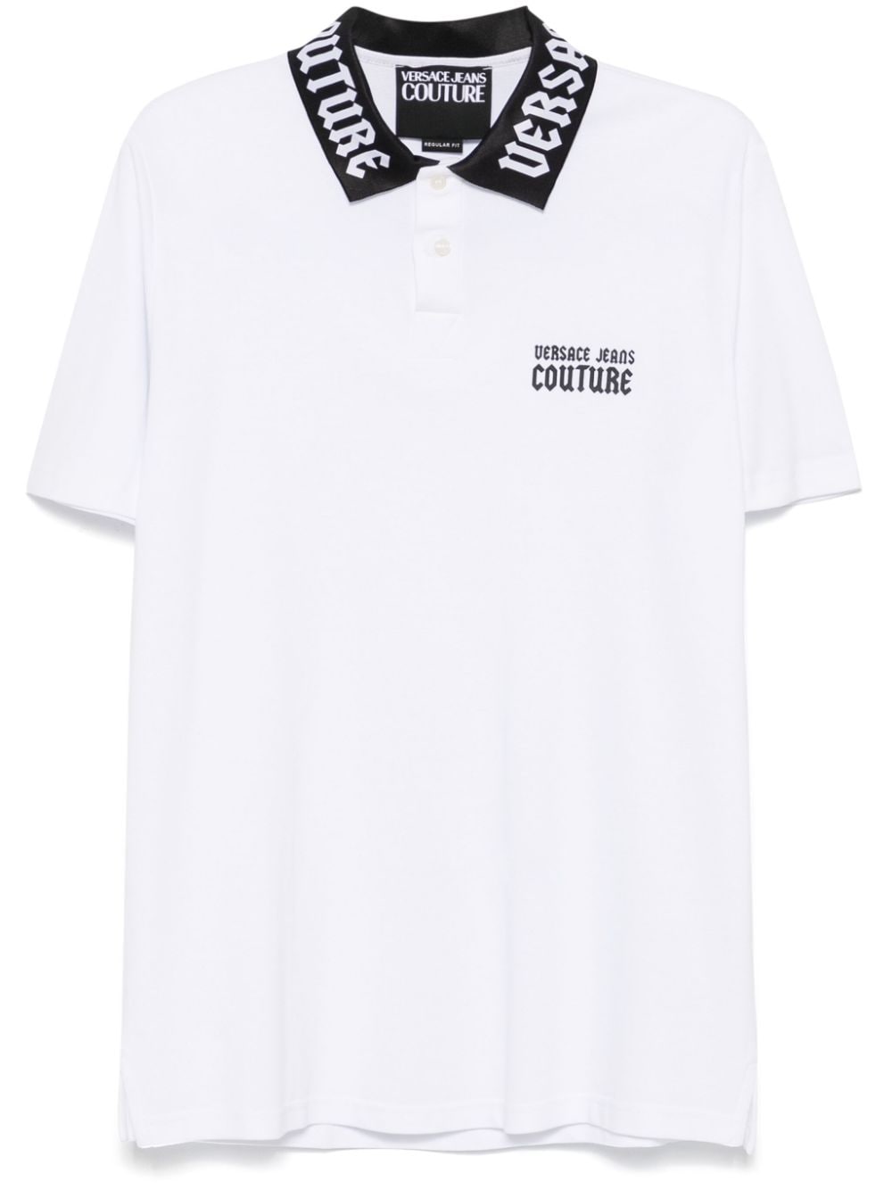 Versace Jeans Couture Polo con stampa - Bianco