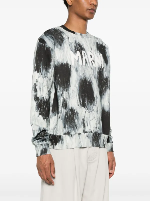 マルニ ロゴスウェットシャツ グレー Marni ロゴ スウェットシャツ | グレー | FARFETCH JP
