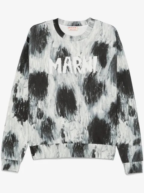 Marni scribble-logo sweatshirt