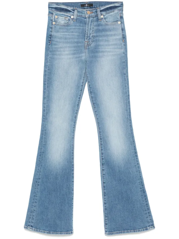 デニム・ジーパン 7 For All Mankind Stretch denim HW Ali jeans Slim Illusion High Waist Ali in Tried & True | 7 For All Mankind