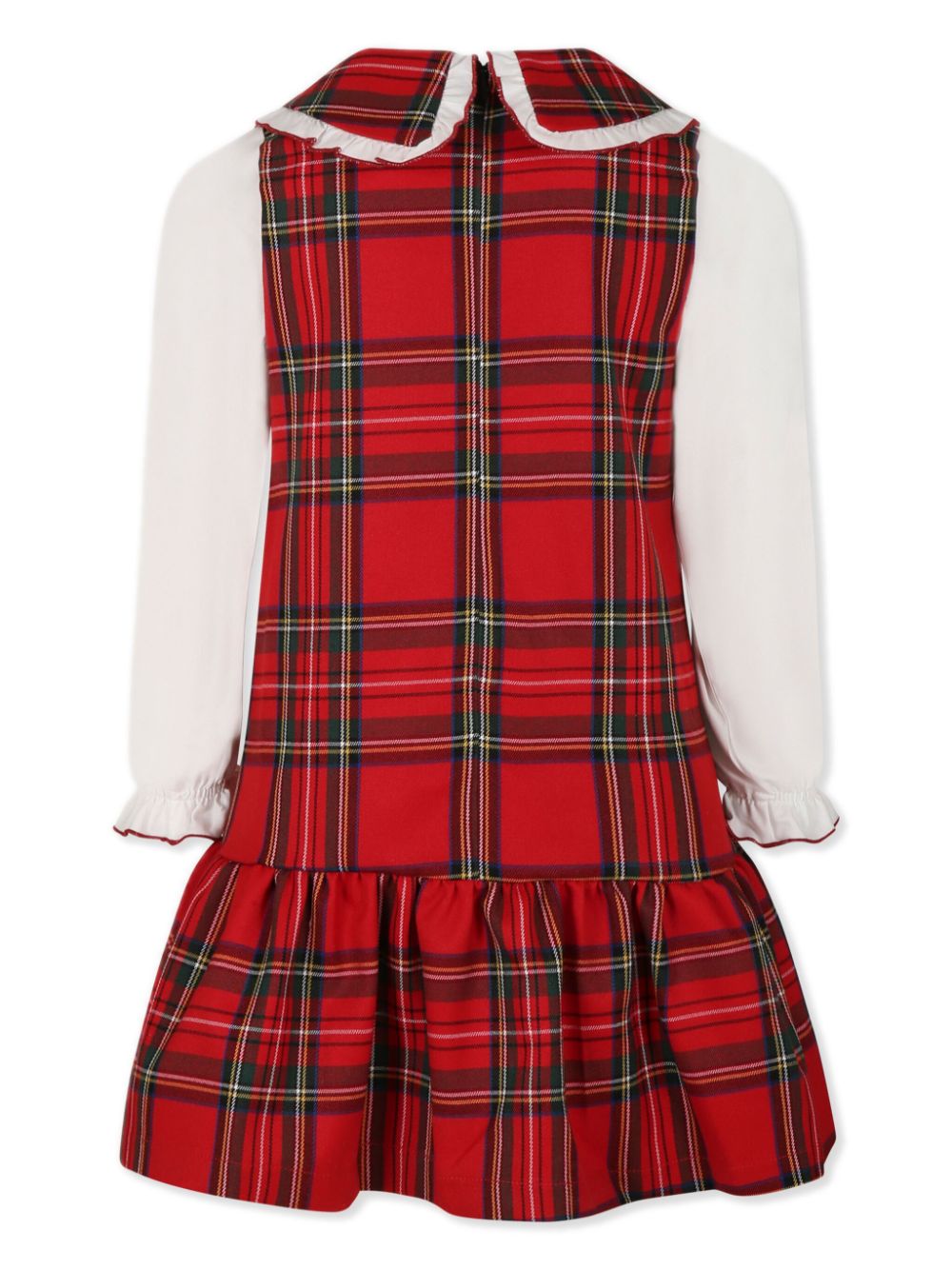 La Stupenderia tartan check-pattern dress - Rood