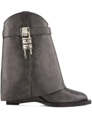 Givenchy Shark Lock ウエスタンブーツ | ブラック | FARFETCH JP