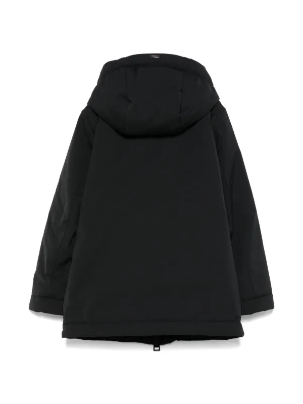 Herno hooded coat cheap