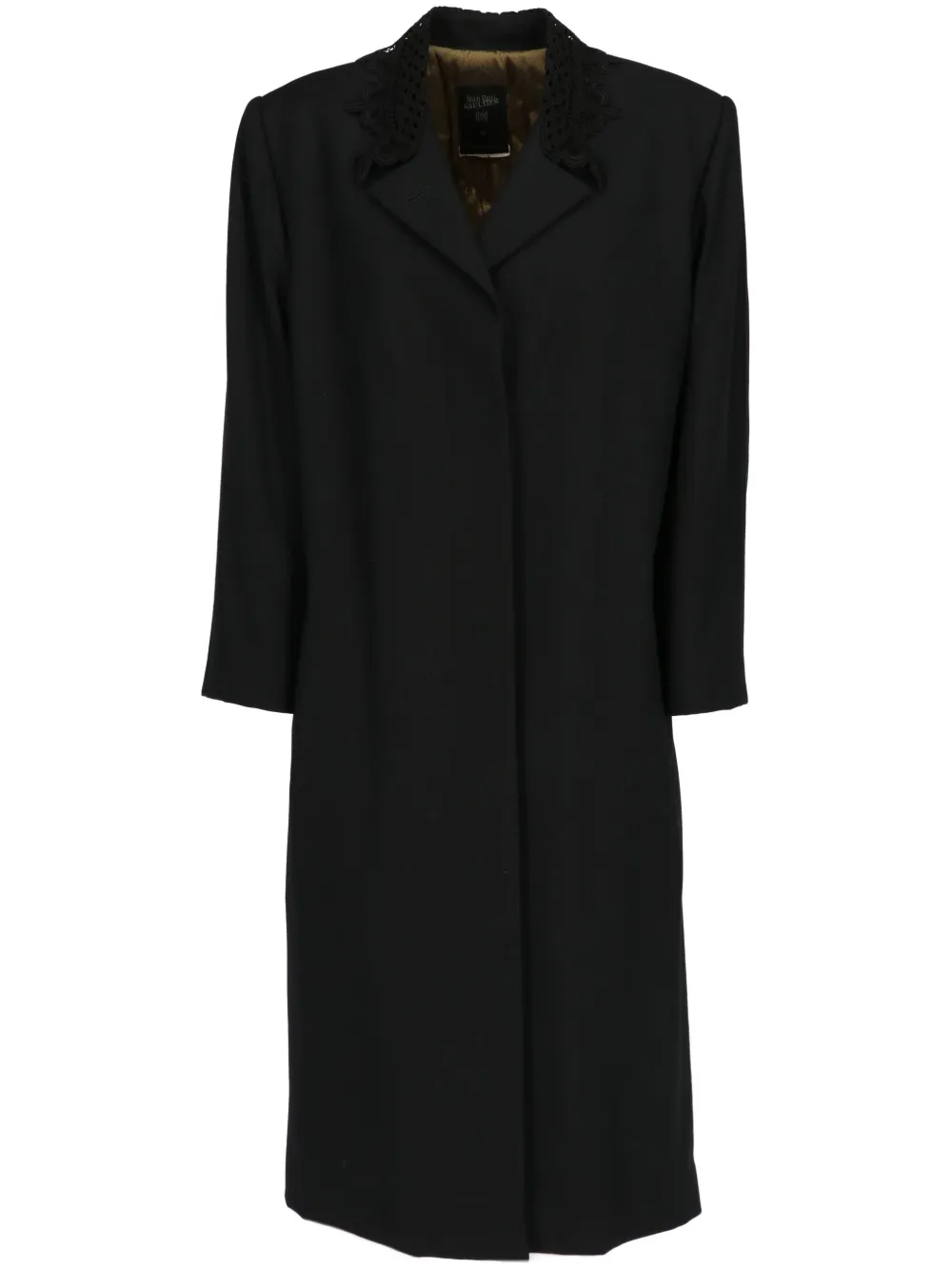 Jean Paul Gaultier Pre-Owned 1990s wool coat - Black