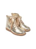 ANDANINES lace-up ankle boots - Gold