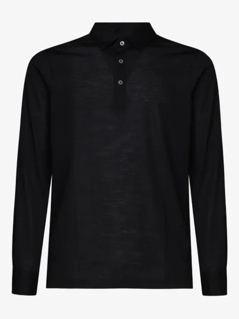 Giuliano Galiano playera tipo polo manga larga
