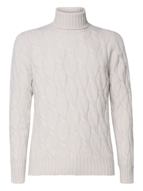 Giuliano Galiano cable-knit turtleneck sweater