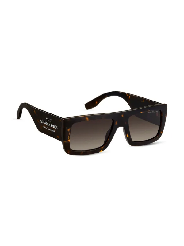 Marc Jacobs Eyewear The Square Sunglasses | Brown | FARFETCH AZ display picture 1