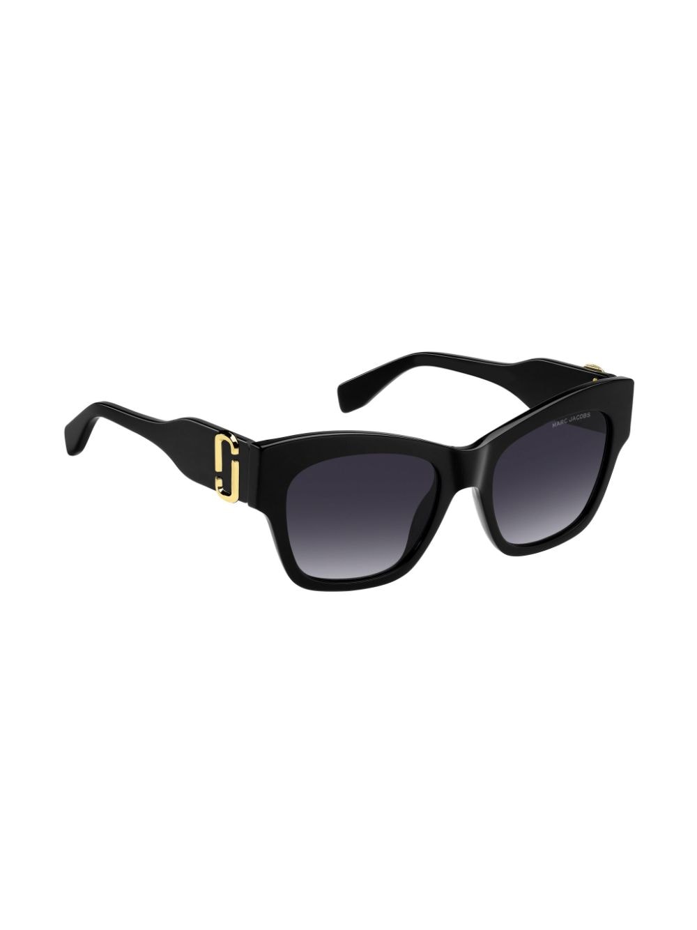 Shop Marc Jacobs Cat-eye Frame Sunglasses In Black