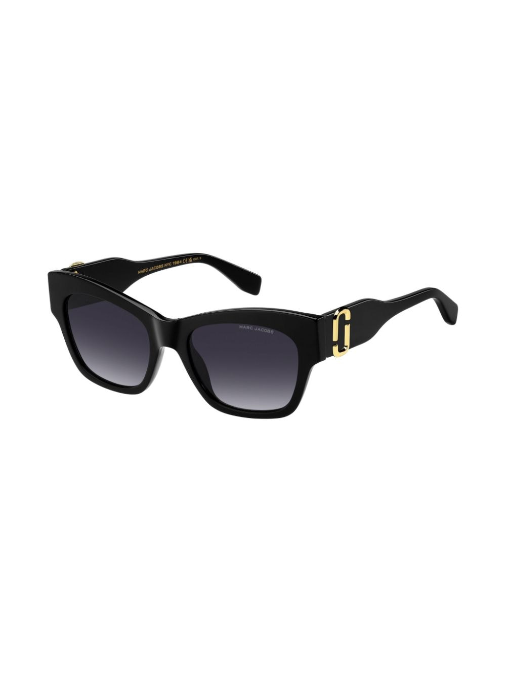 Shop Marc Jacobs Cat-eye Frame Sunglasses In Black