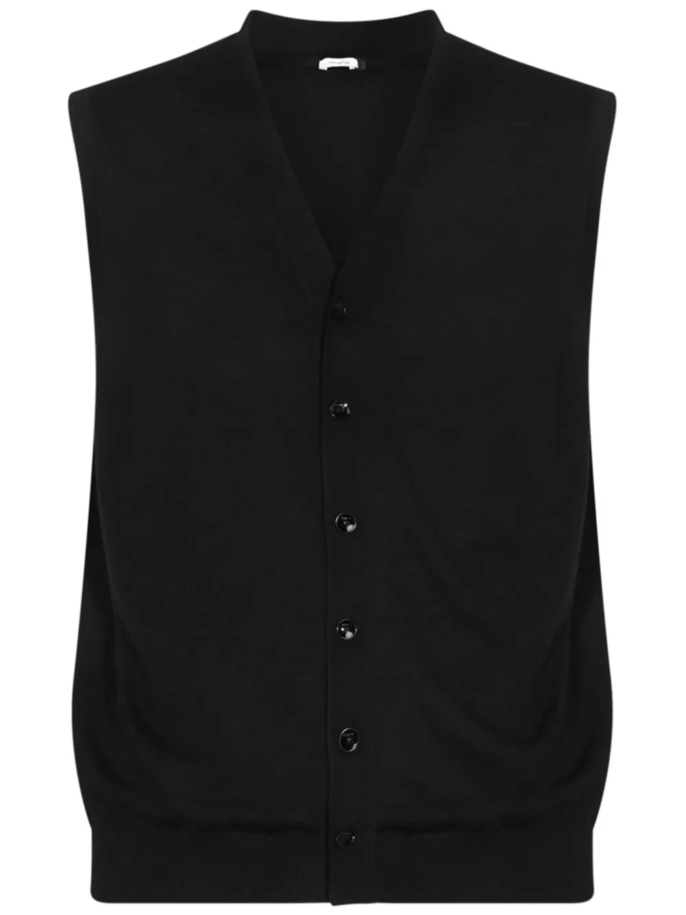 Malo wool vest – Black