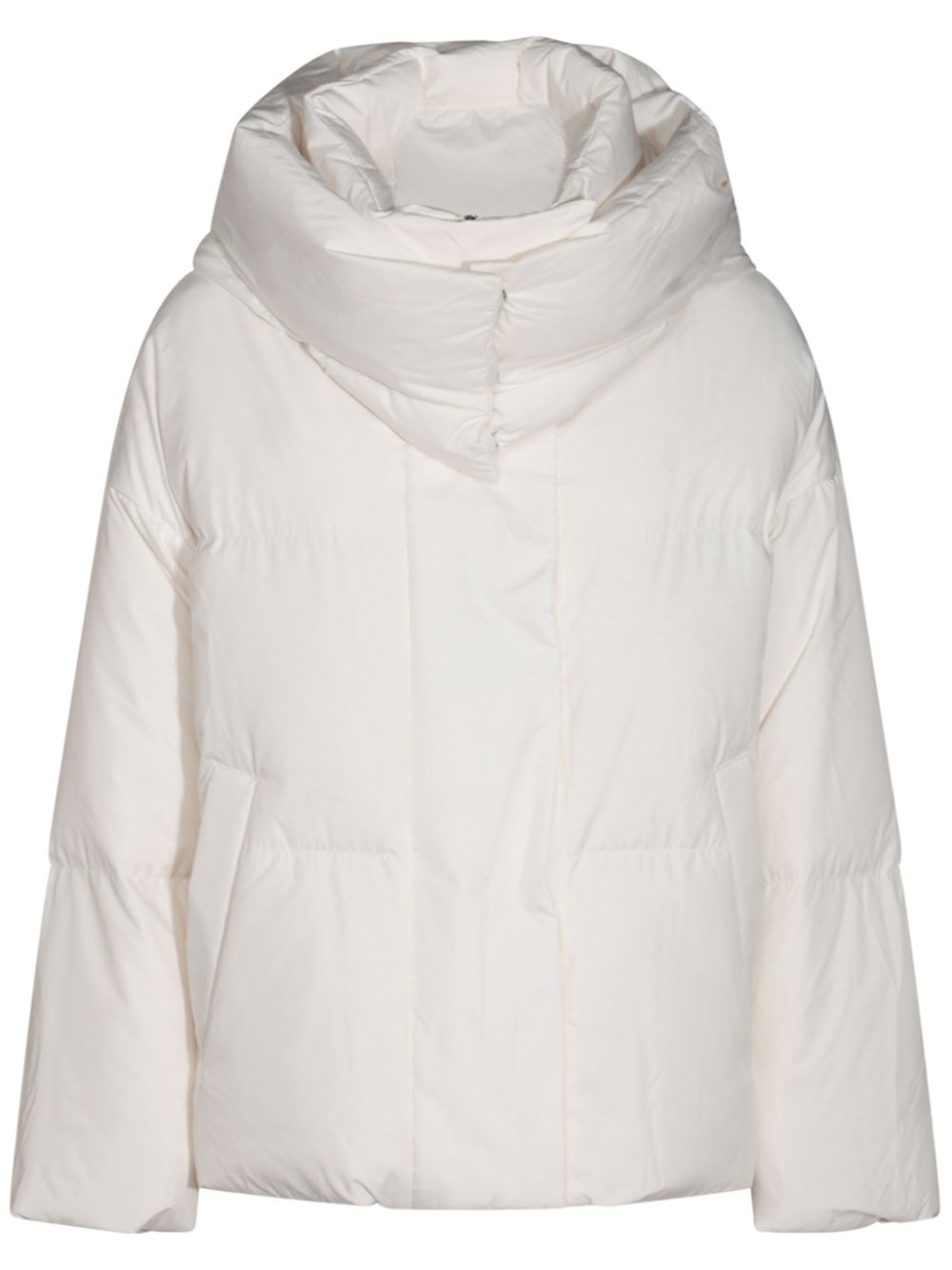 hooded puffer jacket