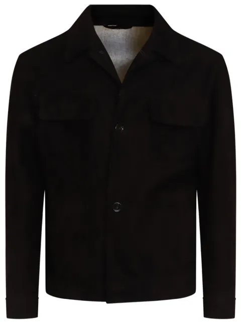 Lardini suede shirt jacket
