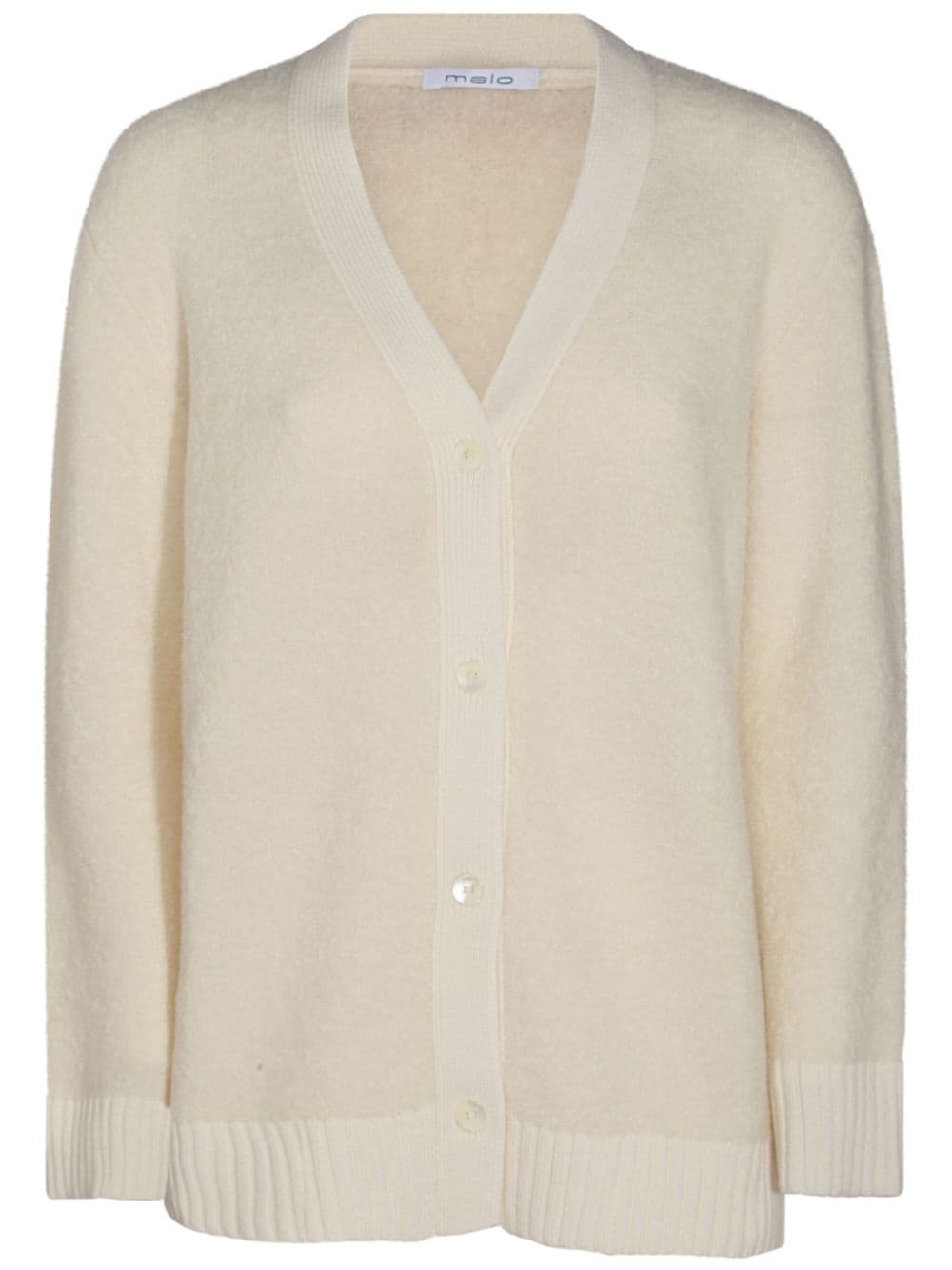 Shop Malo Cashmere Cardigan In Neutrals