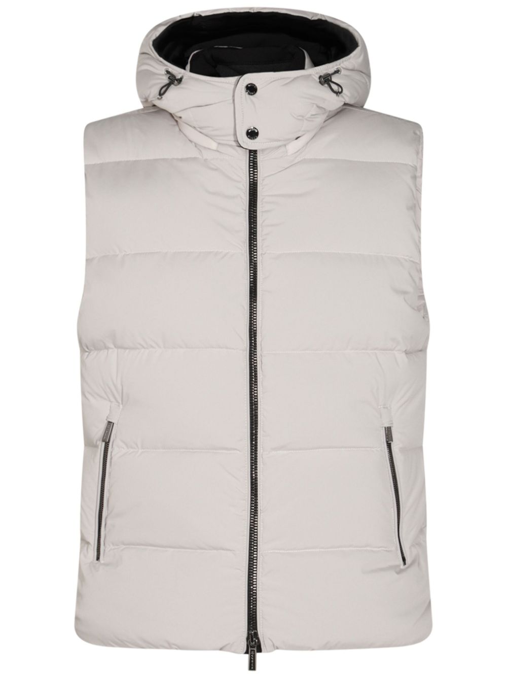 padded hooded gilet