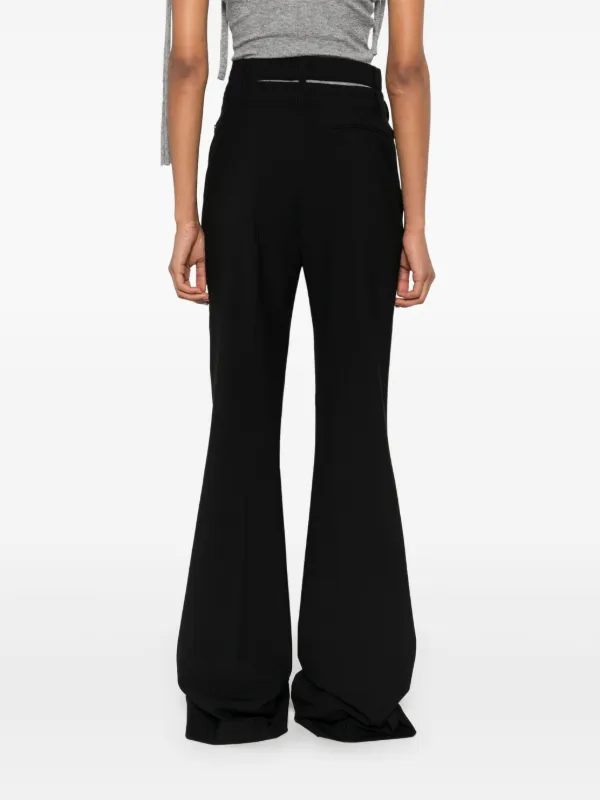 【正規店出品】OTTOLINGER FLARED WRAP SUIT PANTS BLACK Flared Wrap Suit Pants – VIBE TWLV