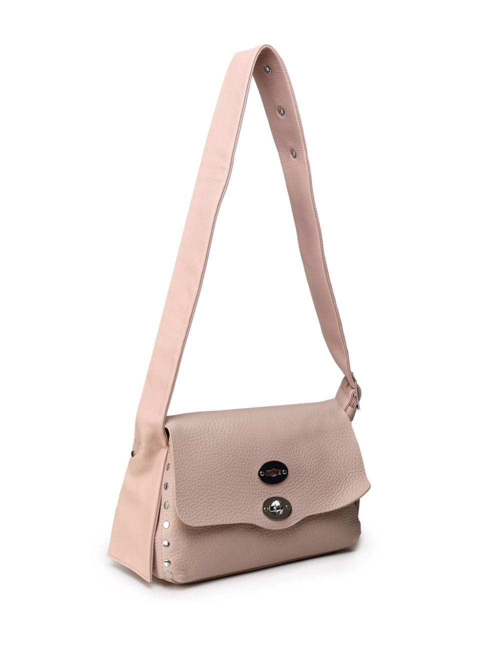 Shop Zanellato Leather Shoulder Bag In Pink