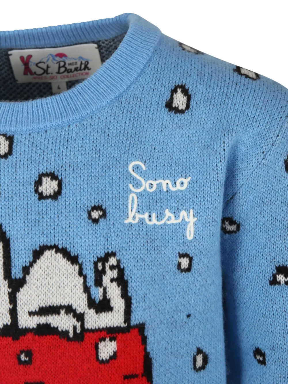MC2 Saint Barth Kids x Snoopy Peanuts trui Blauw