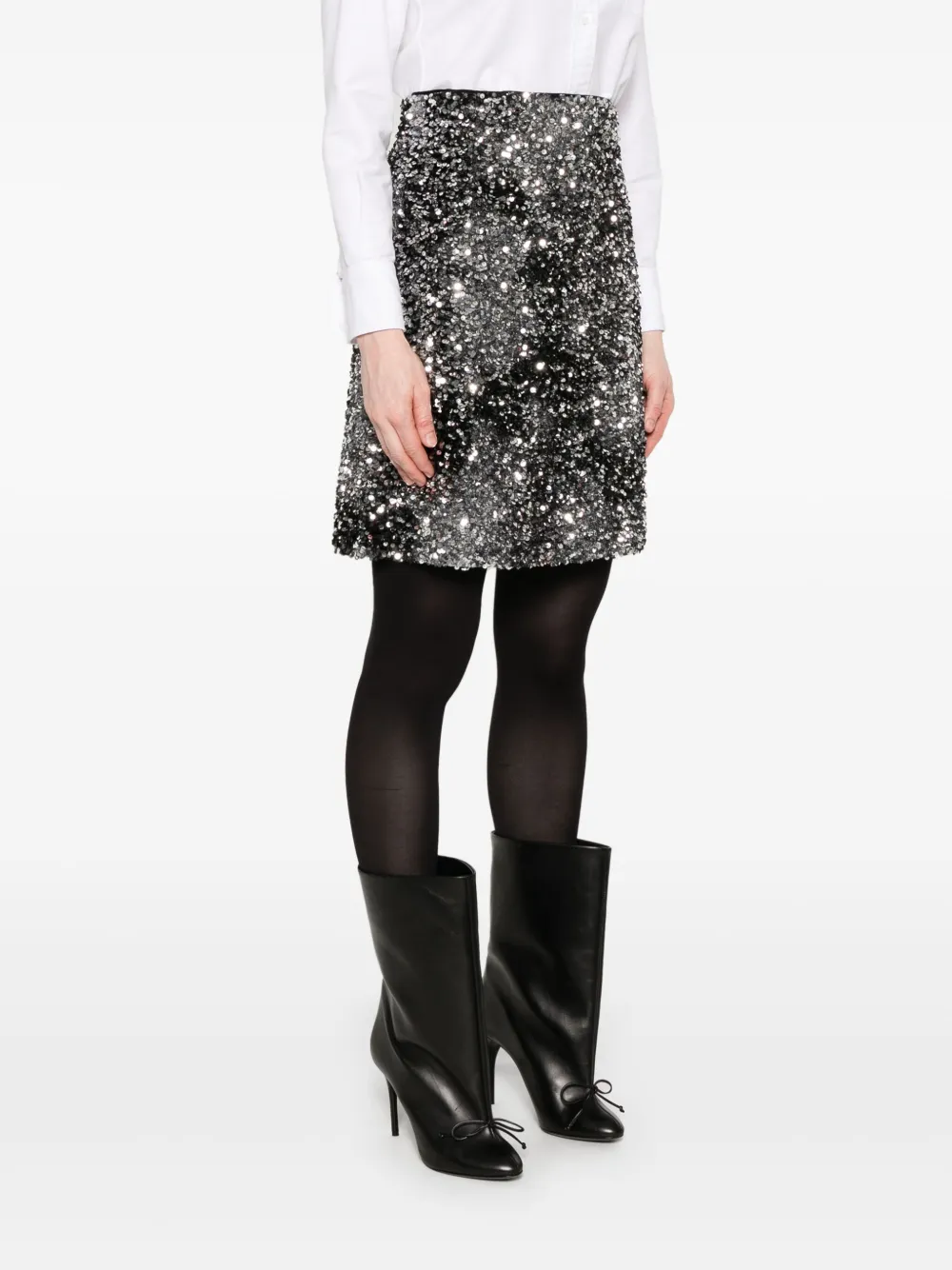 Weekend Max Mara Uvetta Mini Skirt In Black
