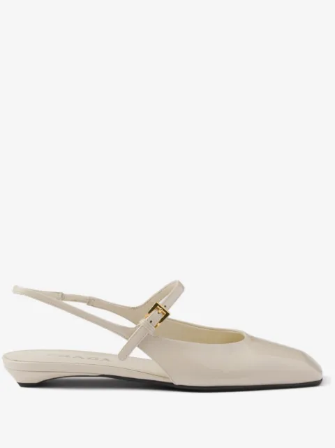 Prada Ballerinas mit Slingback-Riemen