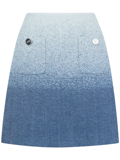 Ports 1961 falda acampanada con efecto degradado