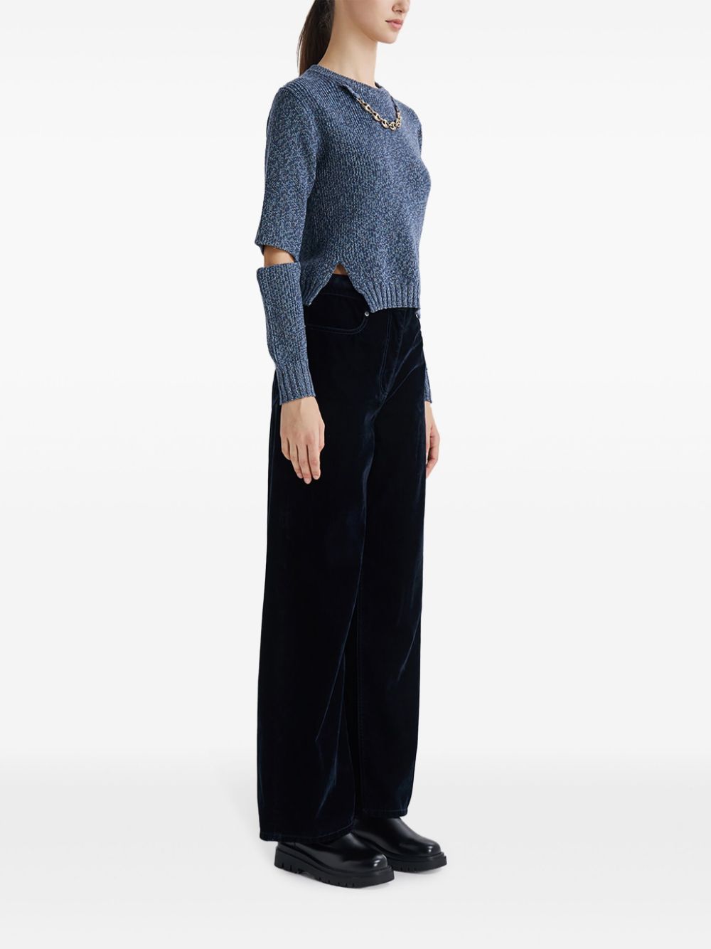 Shop Ports 1961 Cut-out Jumper In Blue