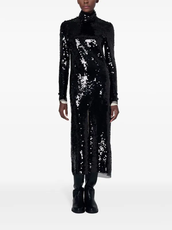 ブラックスパンコールドレス Ports 1961 スパンコール ドレス | ブラック | FARFETCH JP