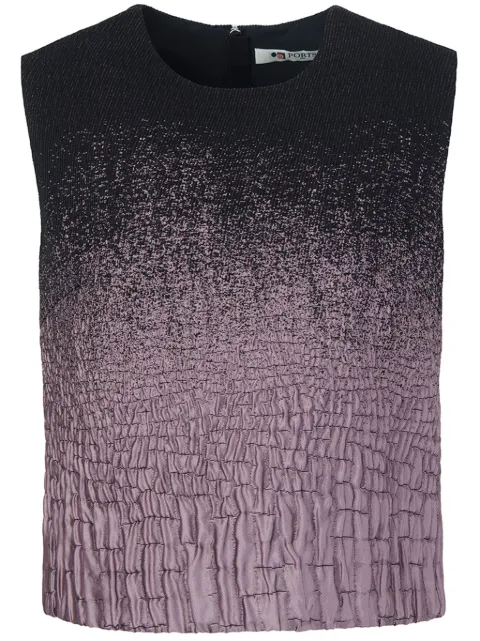 Ports 1961 top texturizado con efecto degradado