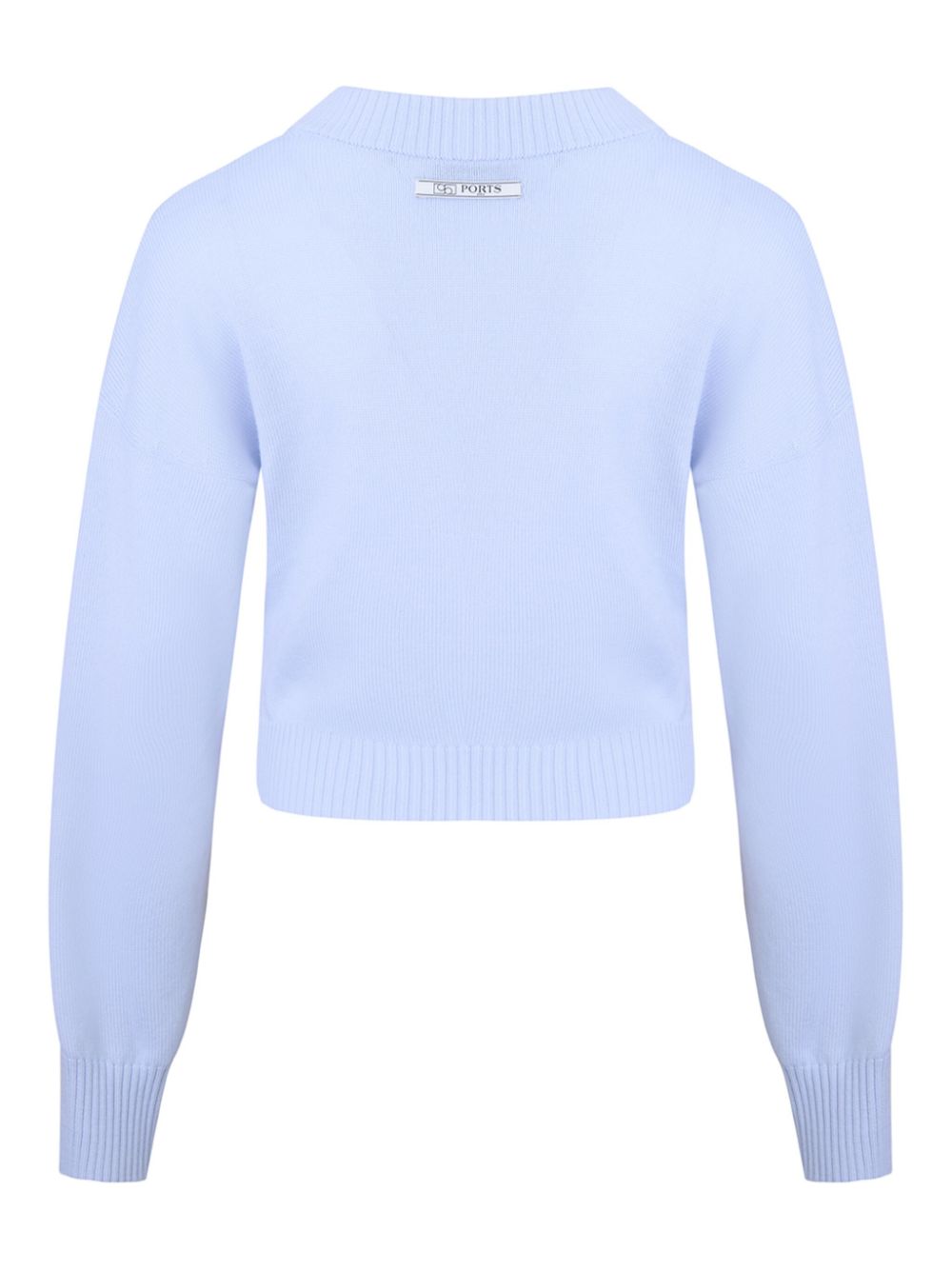 Shop Ports 1961 Contrast-buttons Jumper In Blue