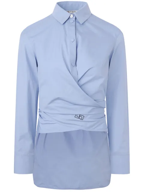 Ports 1961 قميص قطن ملفوف