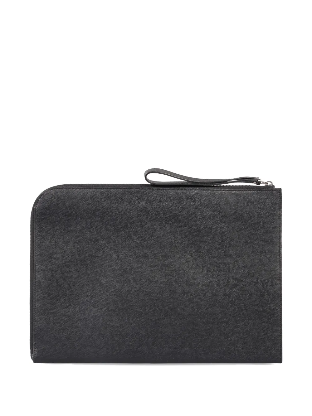 Valextra leather wallet - Zwart