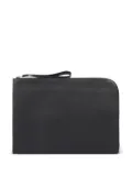 Valextra leather wallet - Black