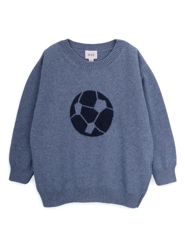 Knot Football Jumper Blue FARFETCH ID