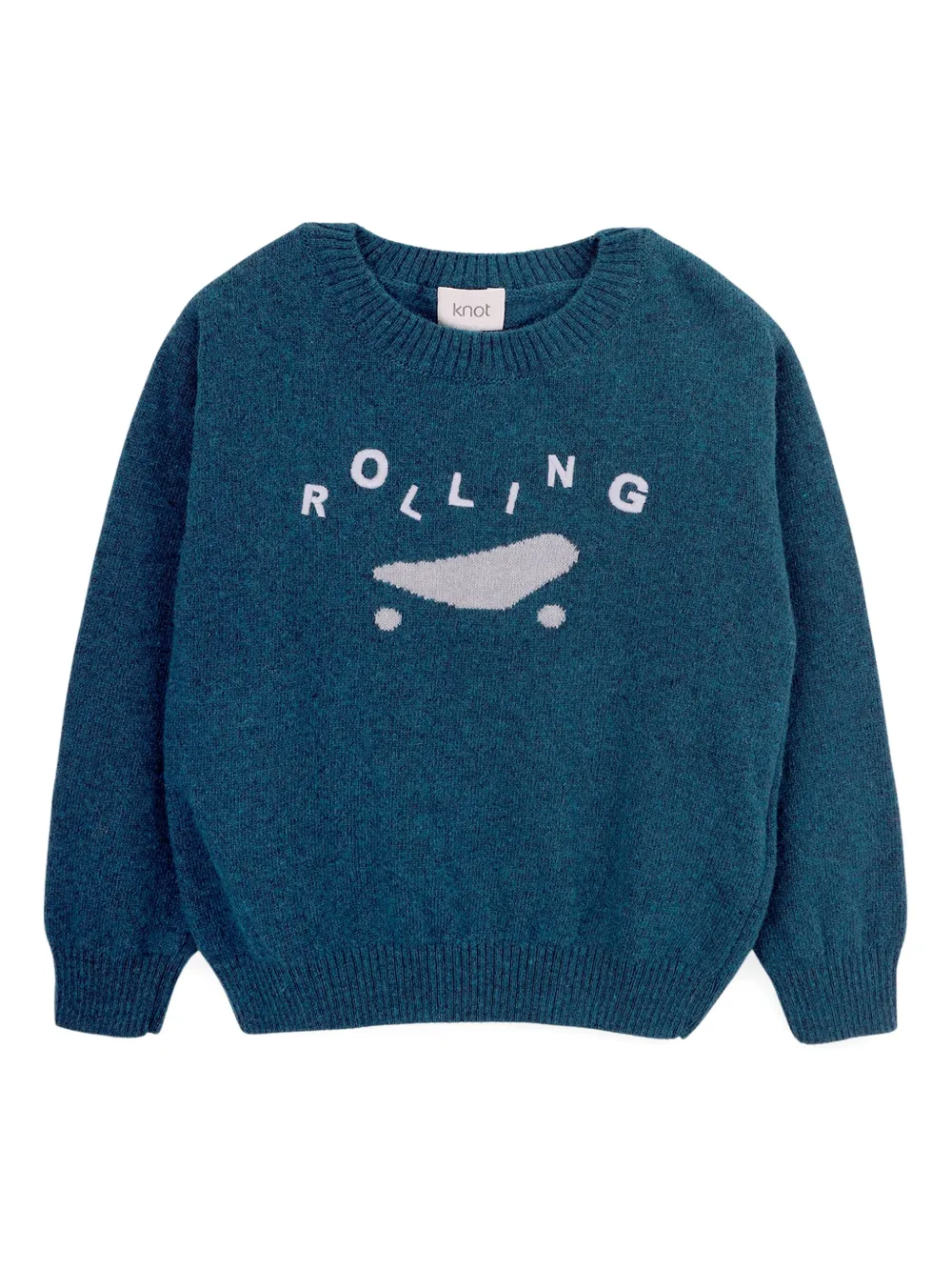 Knot Rolling sweater | Blue | Image 1
