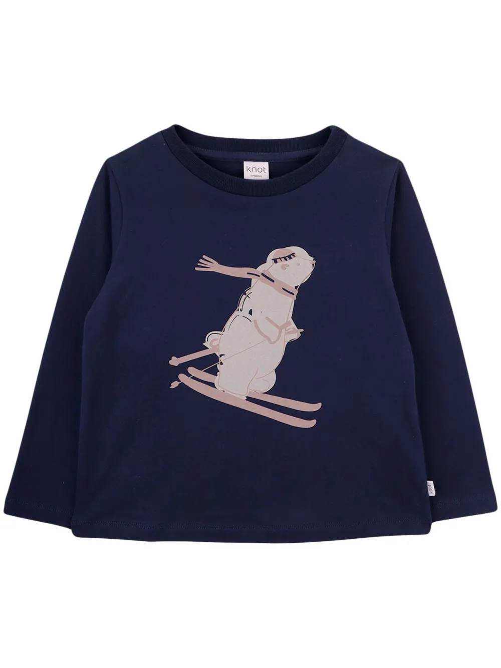 Knot Bear T-shirt In Blue