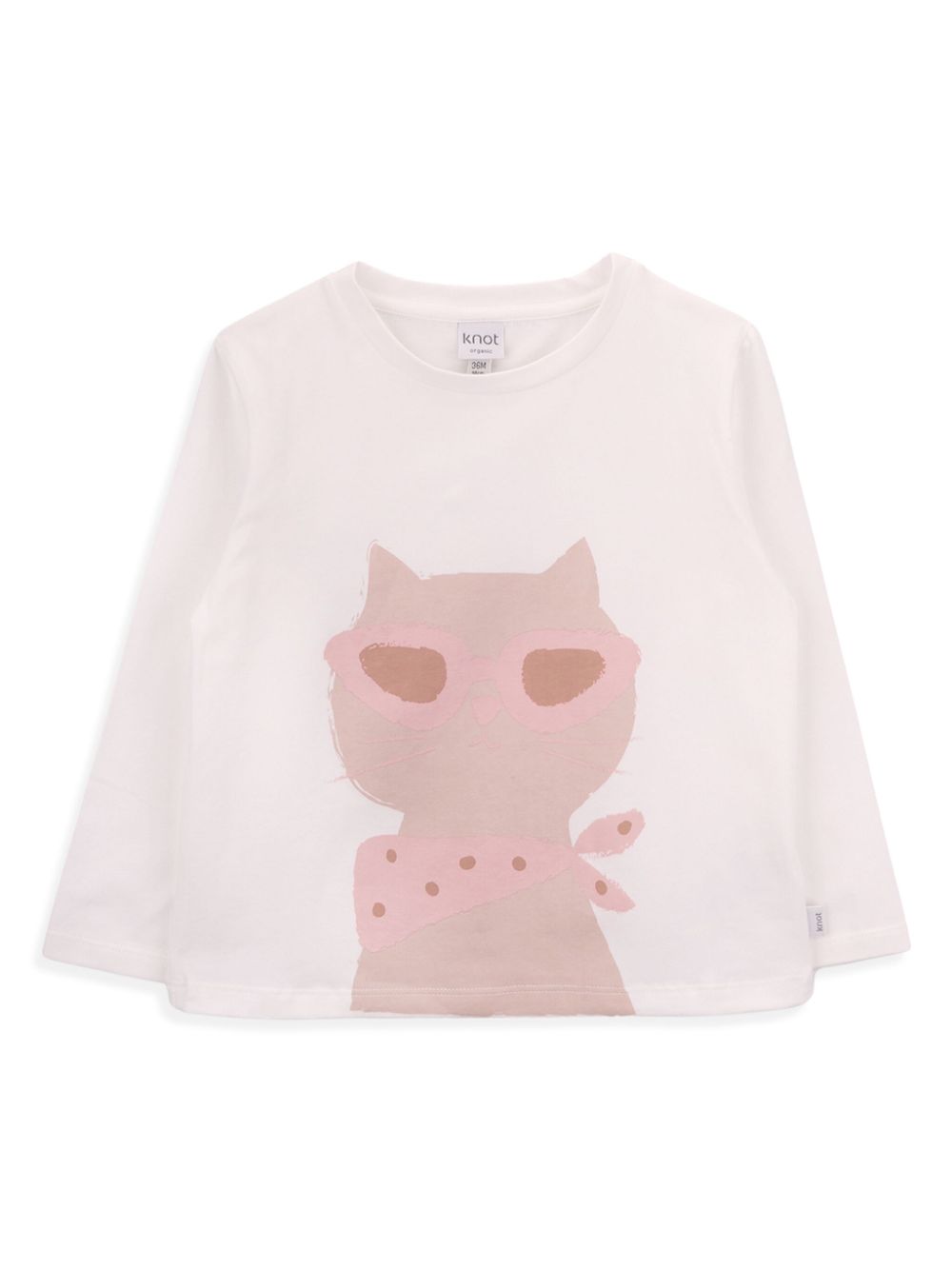 Knot Cat T-shirt - White