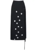 Ports 1961 Alpine Ice Cube print pencil skirt - Black